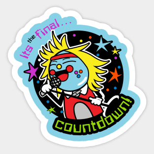 The Final Countdown Sticker